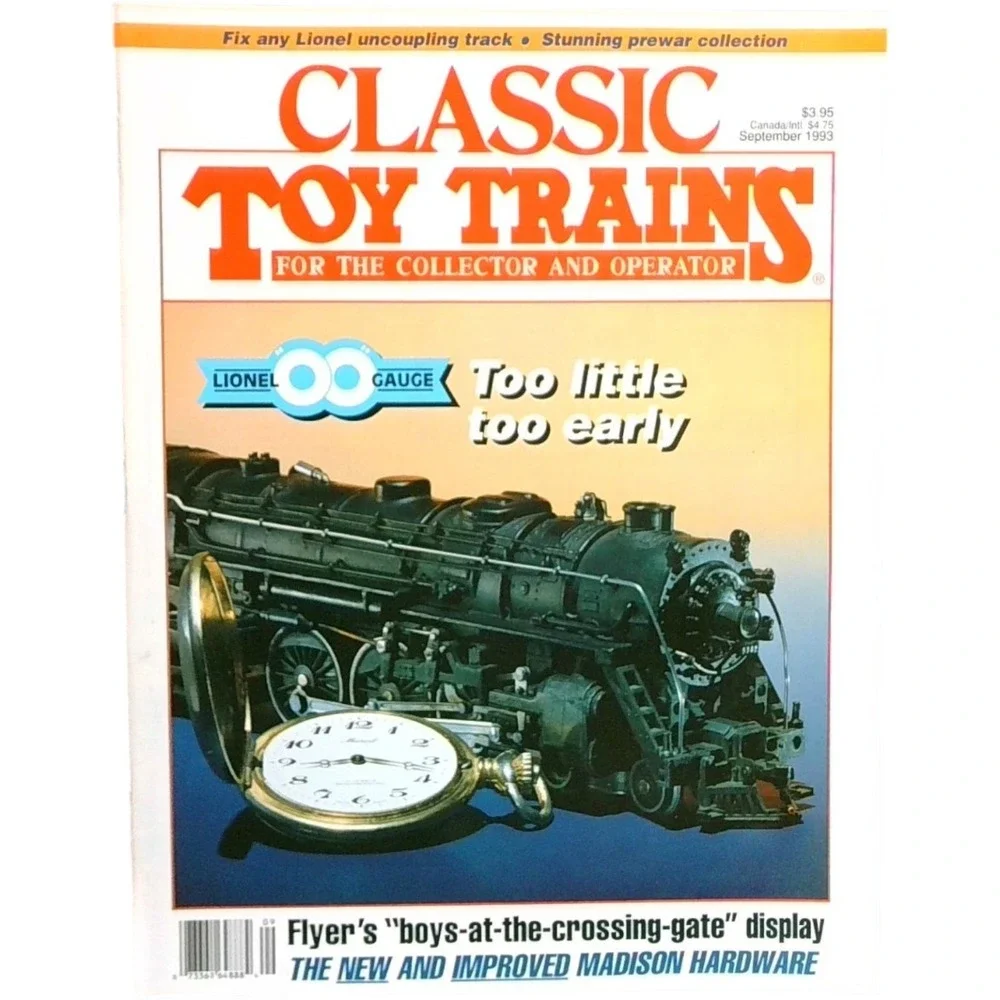Classic‎ Toy Trains Magazine September 1993 O Gauge Lionel Model Railroad